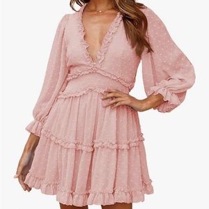 NWOT Pink Romantic Dress